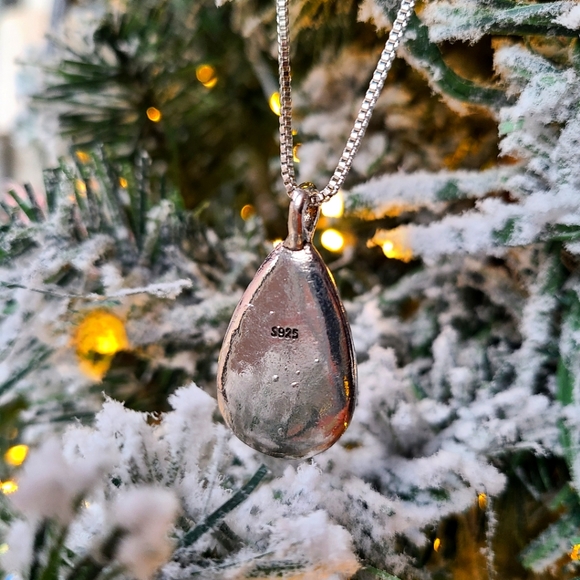 Silver Turquoise Necklace - Picture 2 of 2